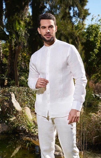 Camisa ibicenca de Lino Modelo Sotogrande